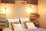 Campeggio Francia Landas : Une chambre avec un lit double