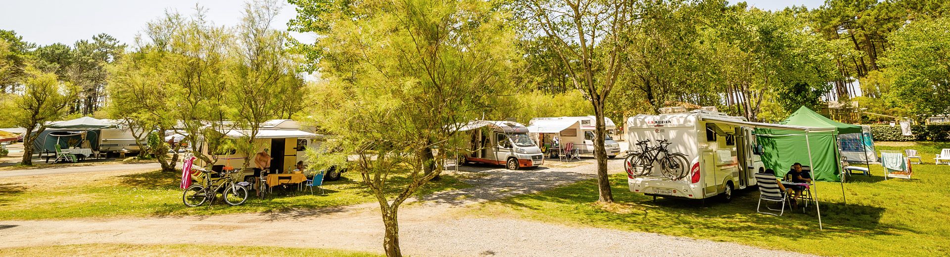 Campingplatz Frankreich Landes, emplacements camping landes